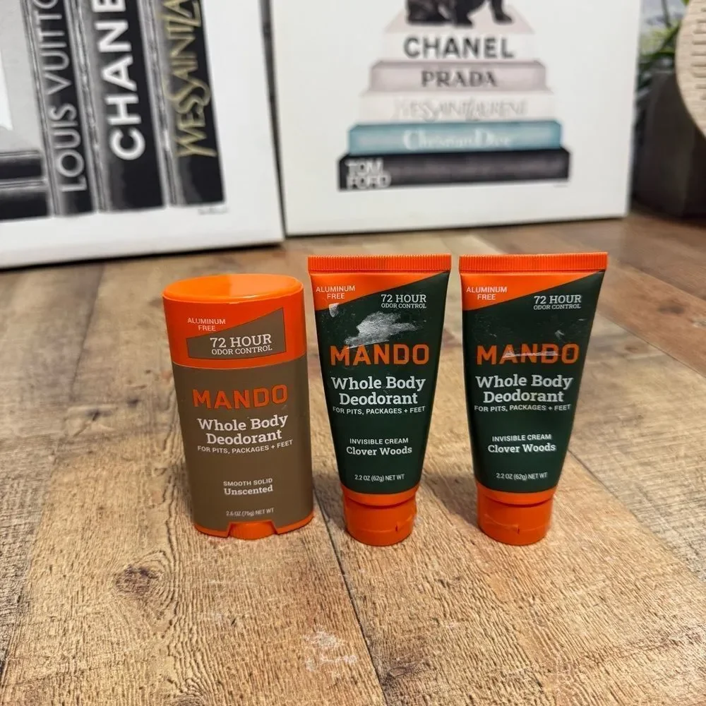 Mando Smooth Solid Deodorant & cream bundle